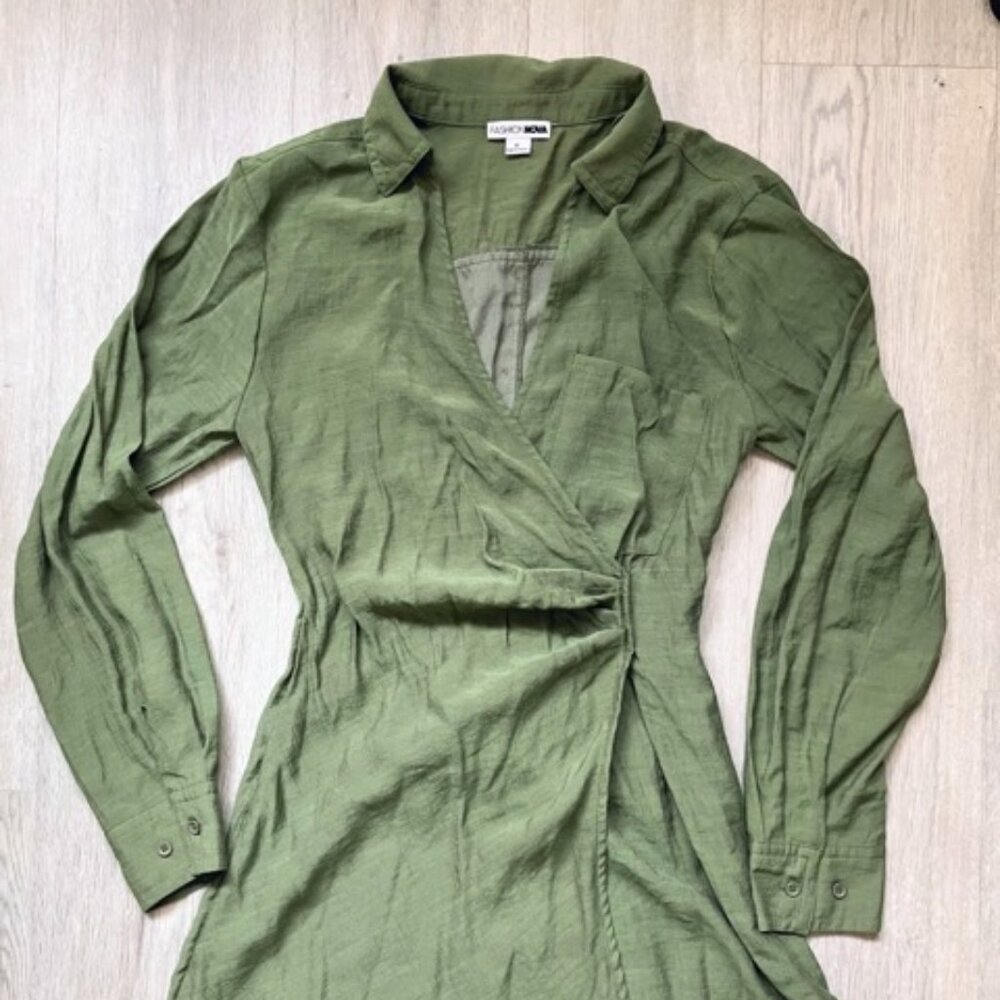 FashionNOVA - Green Mini Dress